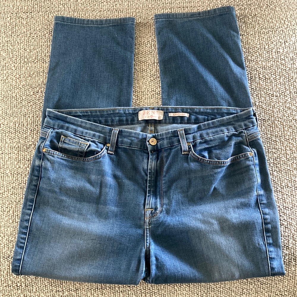 Jen7, seven for all mankind, slim, straight, EUC